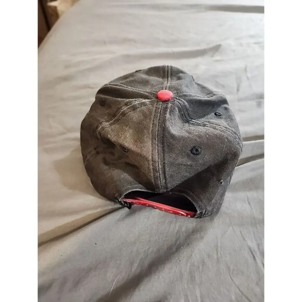 Air Jordan Baseball Cap Snapback‎ Hat Men OSFM Black Red Script Logo MJ Michael